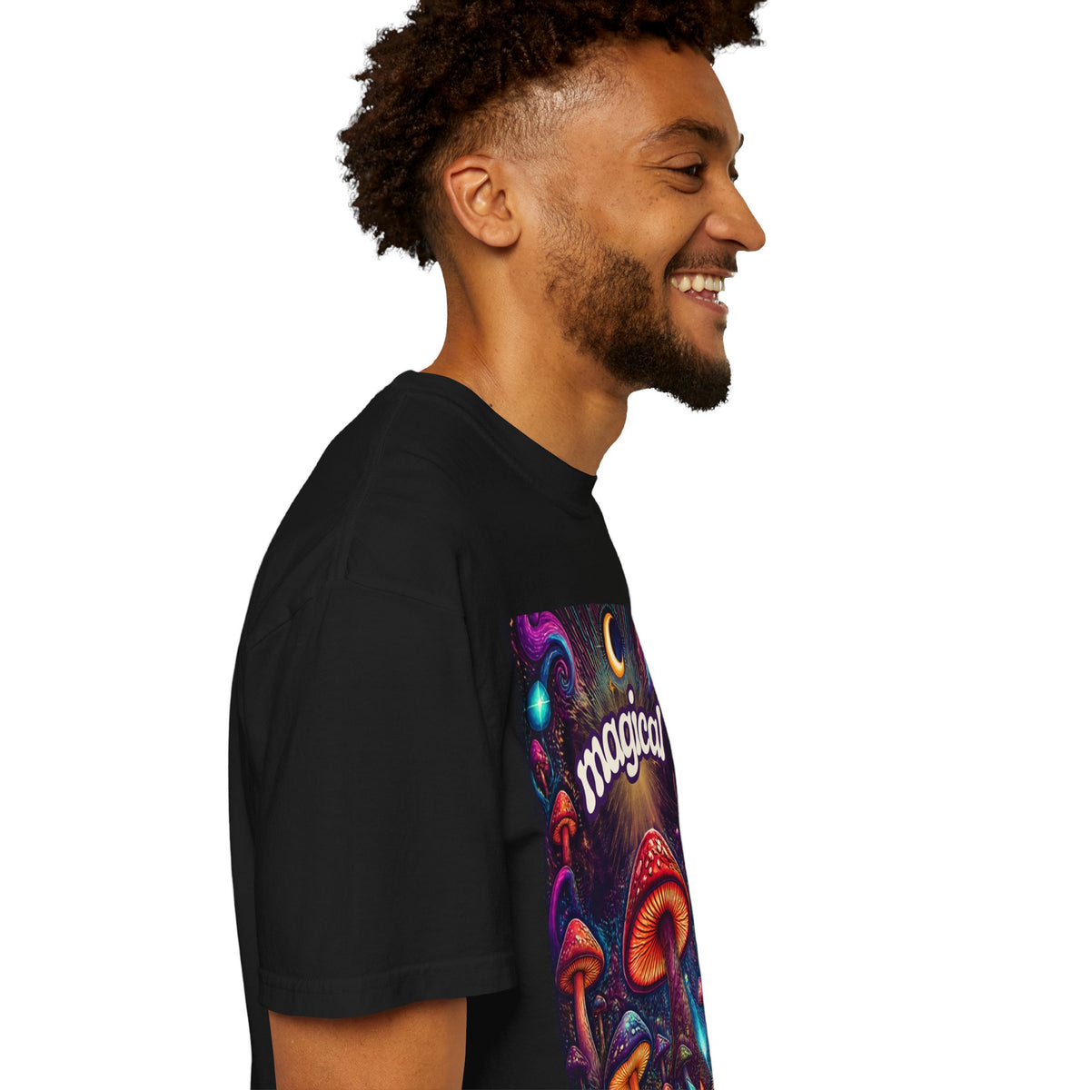 Magical Mushroom T-Shirt — Psychedelic Forest Graphic Tee
