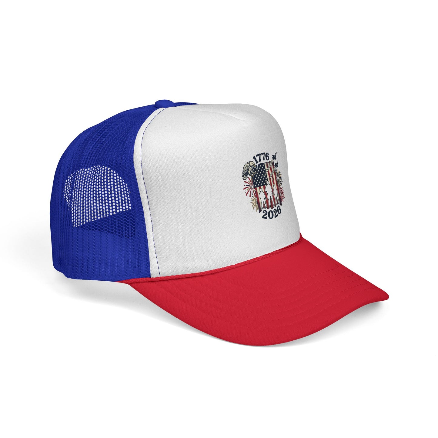 Happy Birthday 'Merica Trucker Hat — Patriotic 4th of July Cap (1776-2026)