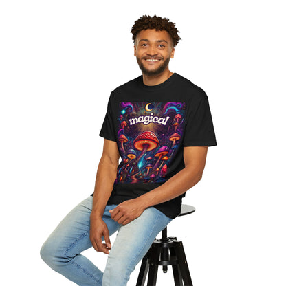 Magical Mushroom T-Shirt — Psychedelic Forest Graphic Tee