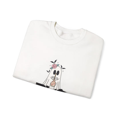 Halloween Ghost Crewneck Sweatshirt — 'Fabulous' Cute Ghost Graphic