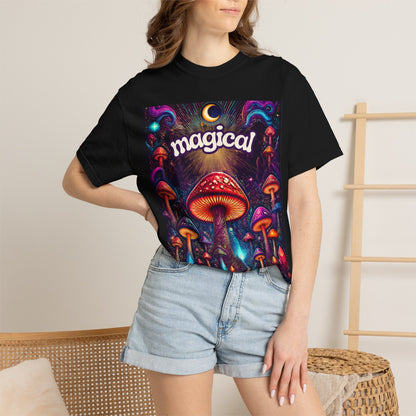 Magical Mushroom T-Shirt — Psychedelic Forest Graphic Tee