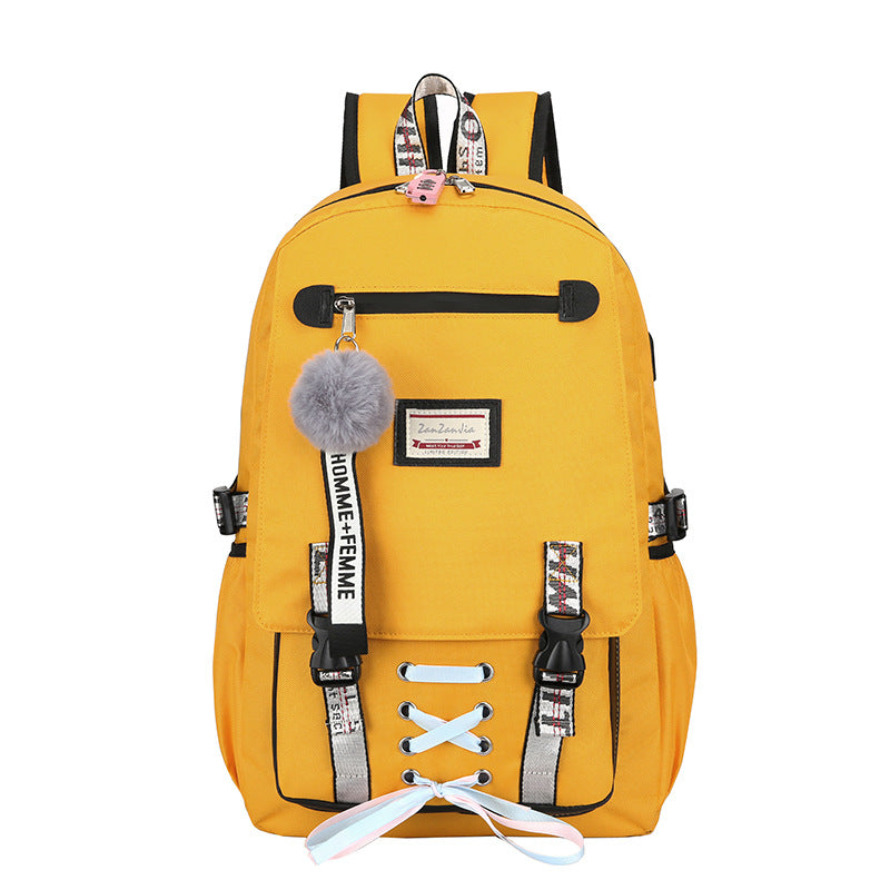 USB Charging Anti-Theft Backpack for Students