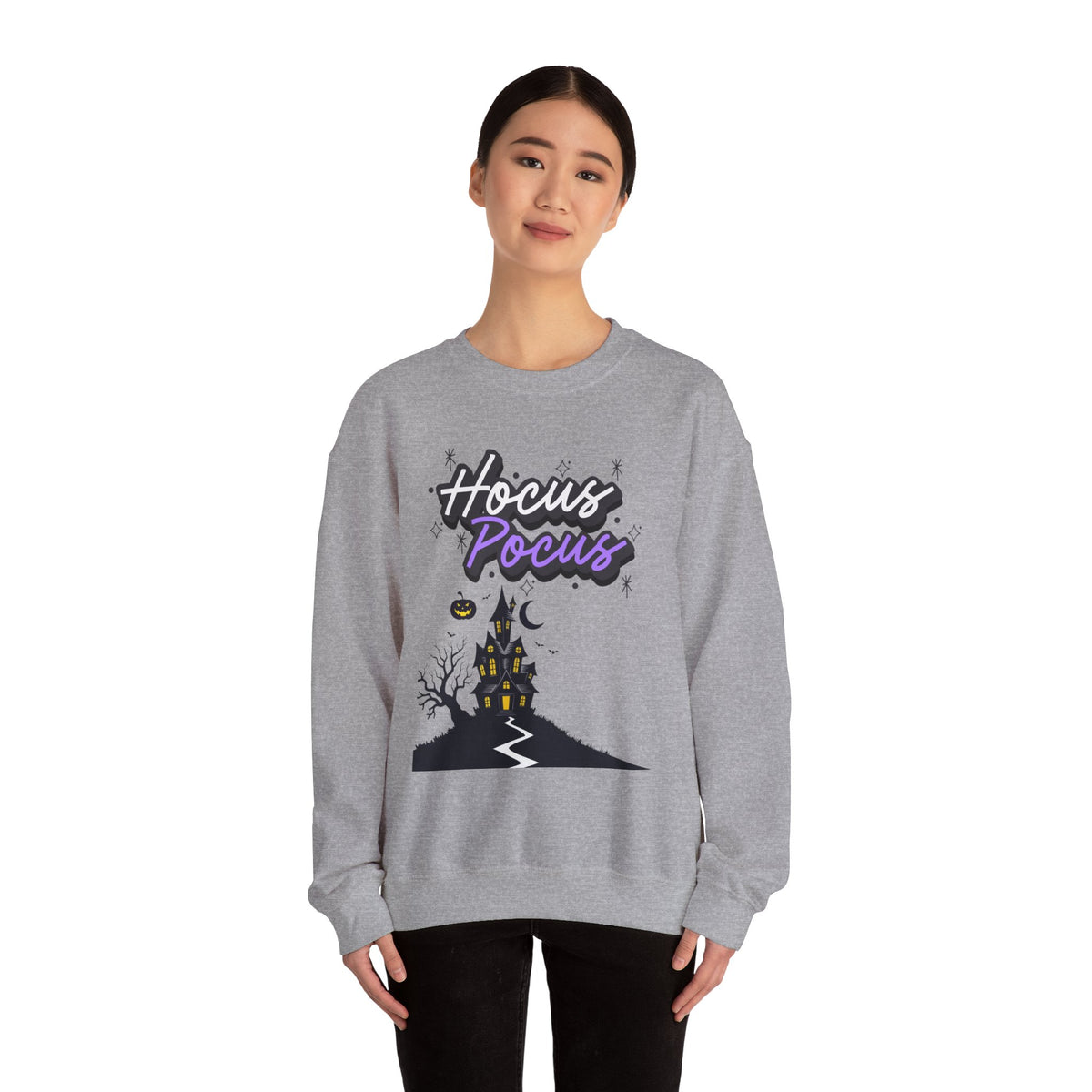 Hocus Pocus Long-Sleeve Crewneck Sweater