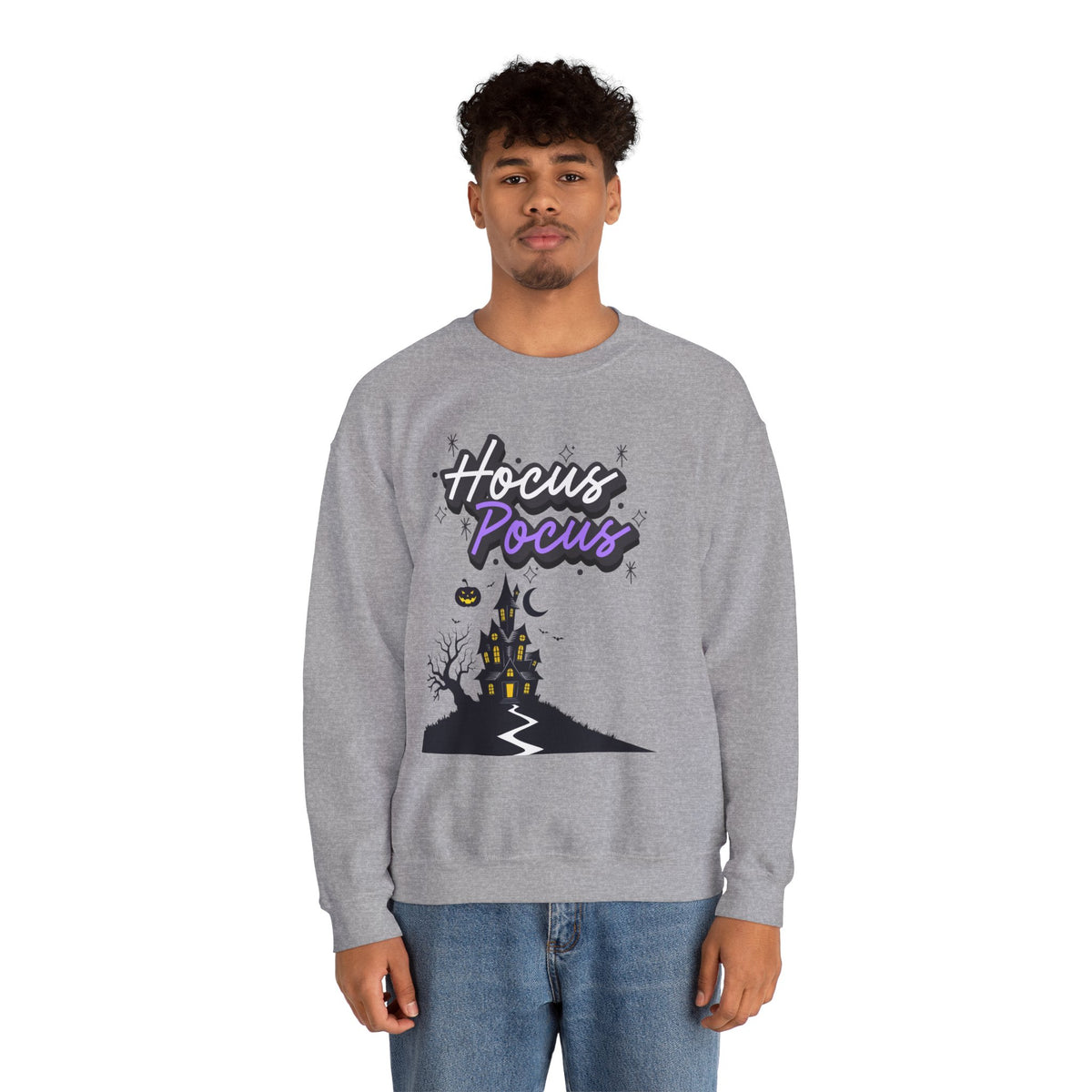 Hocus Pocus Long-Sleeve Crewneck Sweater