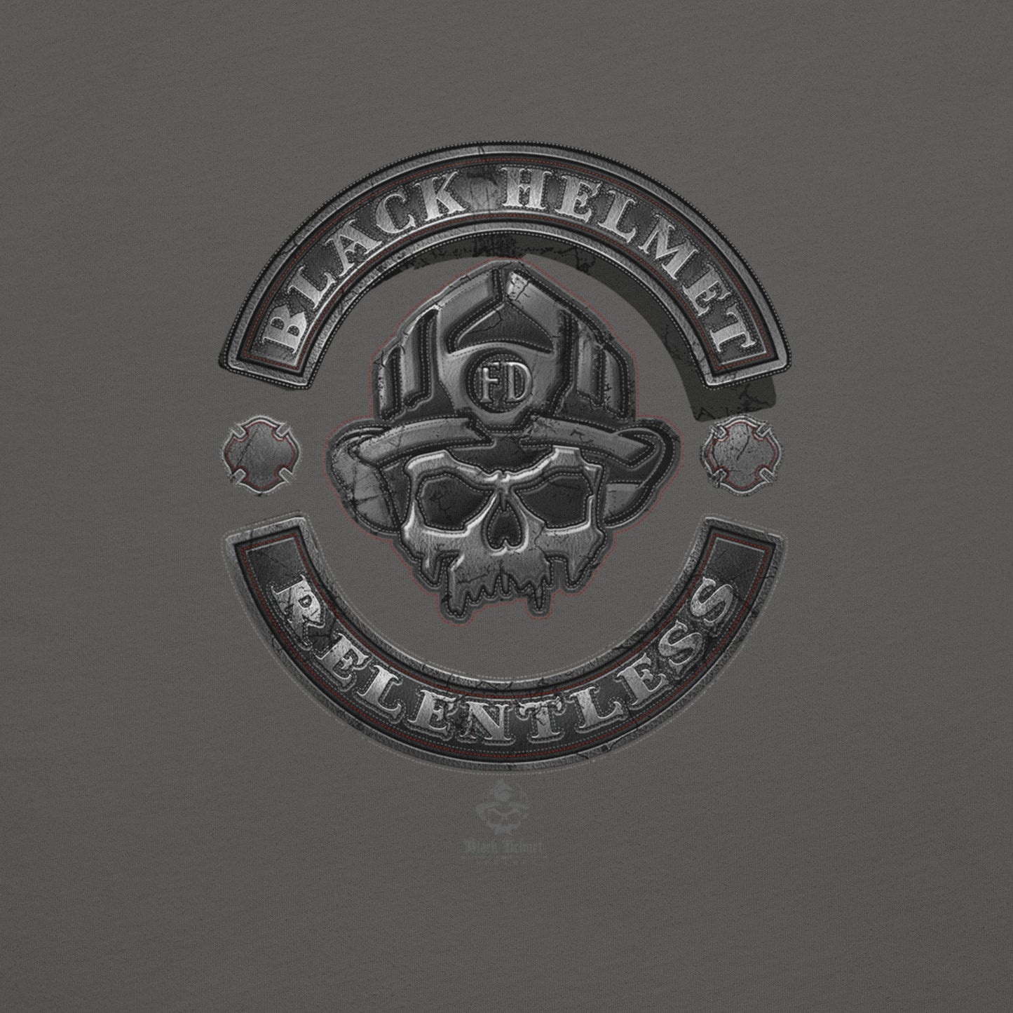 Black Helmet Relentless Biker Premium Tee