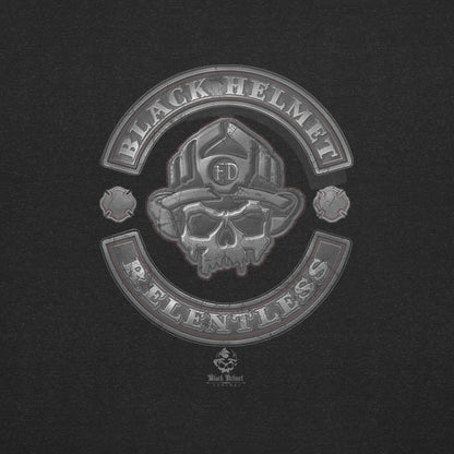 Black Helmet Relentless Biker Premium Tee