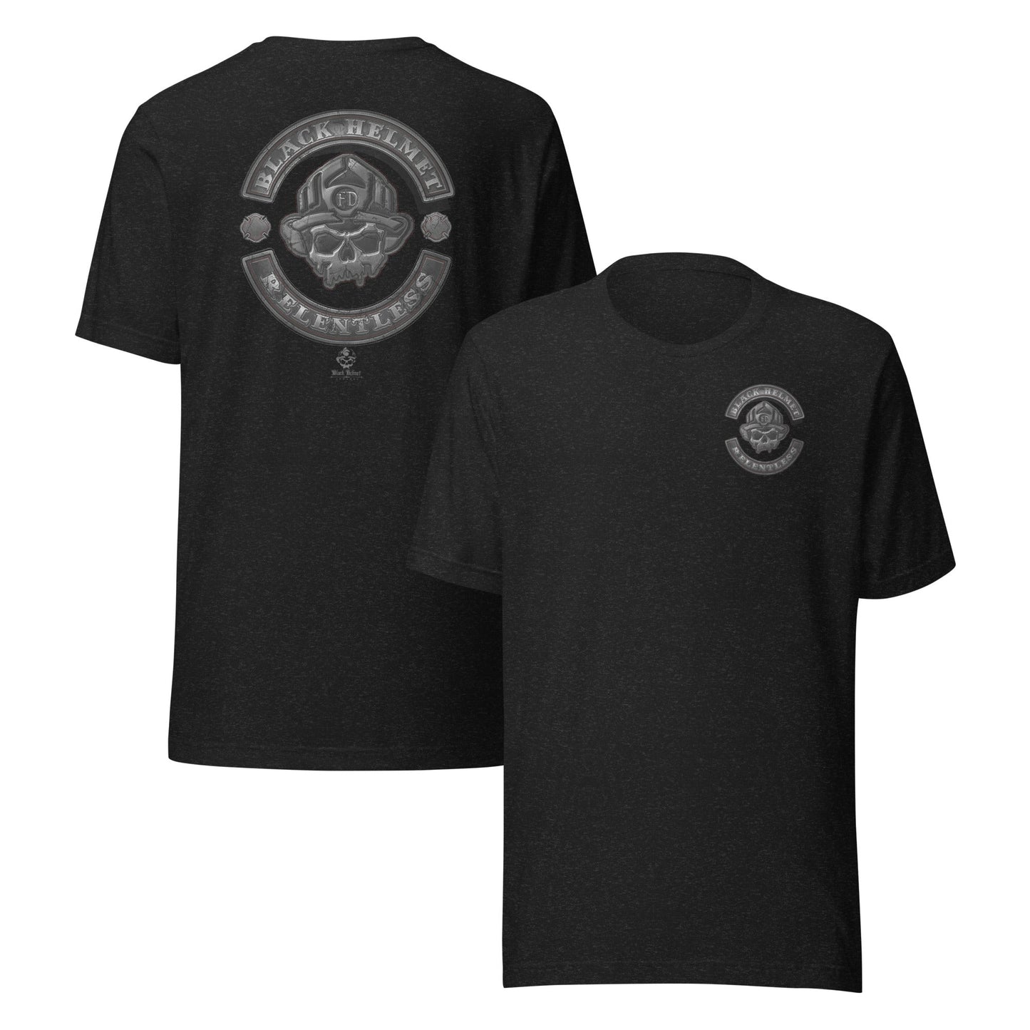 Black Helmet Relentless Biker Premium Tee